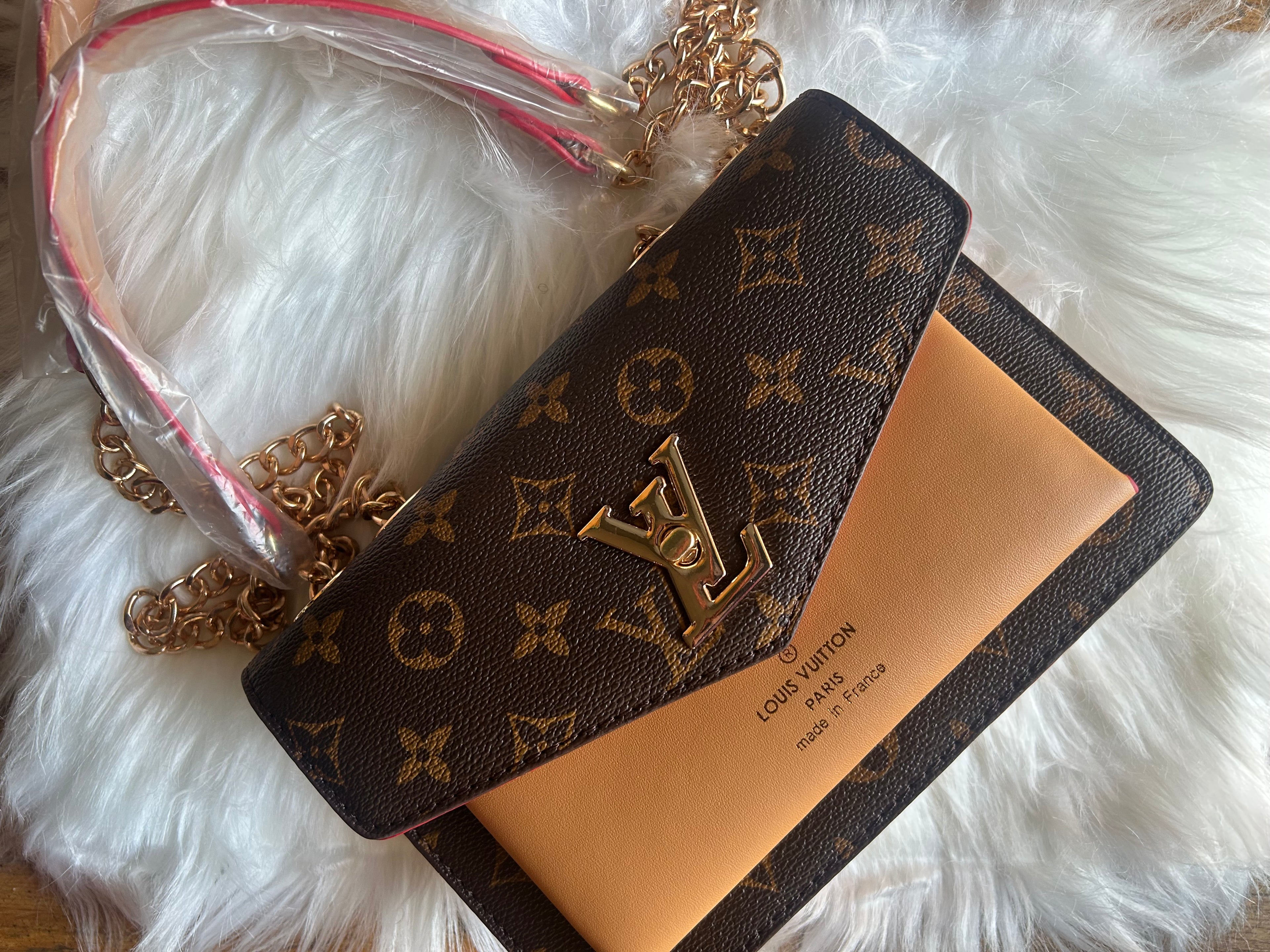 Brown and Beige LV bag